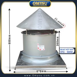 Quạt hút mái công nghiệp DFG-50HM