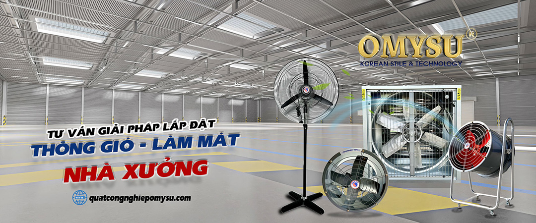 quạt thông gió nhà xưởng