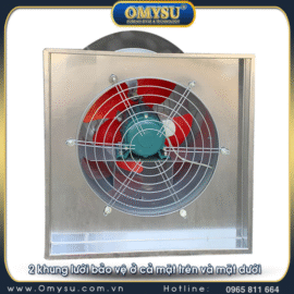 Quạt hút mái nhà xưởng 2 lưới bảo vệ