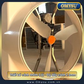 Quạt thông gió Composite gián tiếp 3 cánh nhôm đút dầy 2.3mm
