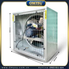 Quạt thông gió vuông 400x400mm BMF-400