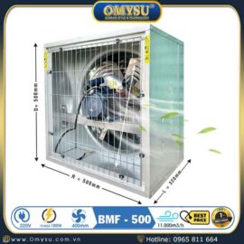 Quạt thông gió vuông 500x500mm