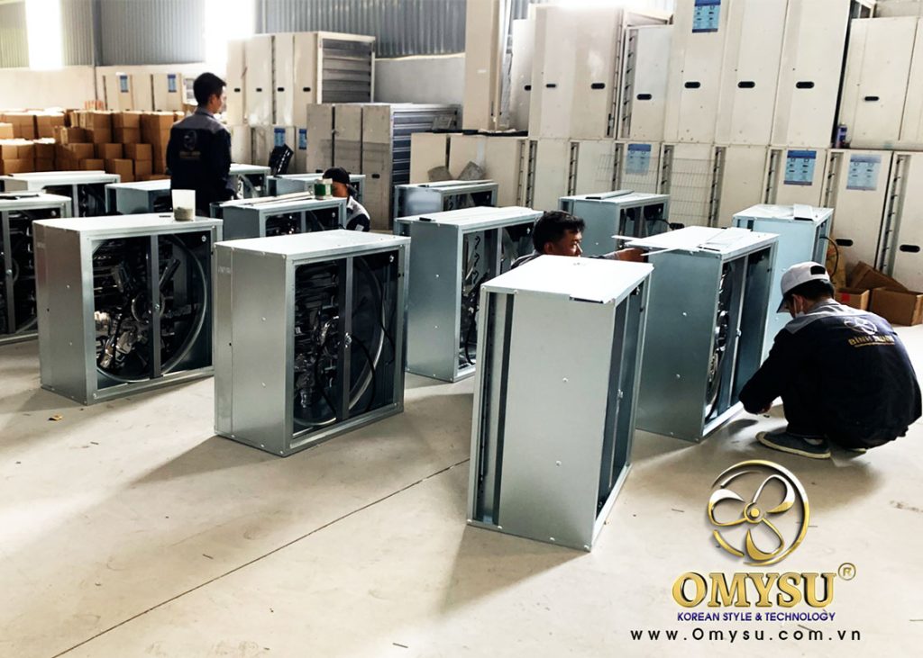 Sản xuất quạt thông gió nhà xưởng