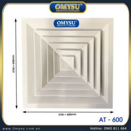 Quạt hút âm trần công nghiệp không ống AT-600