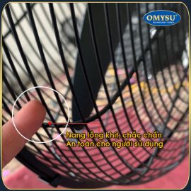 Nan lồng quạt công nghiệp khít và chắc chắn