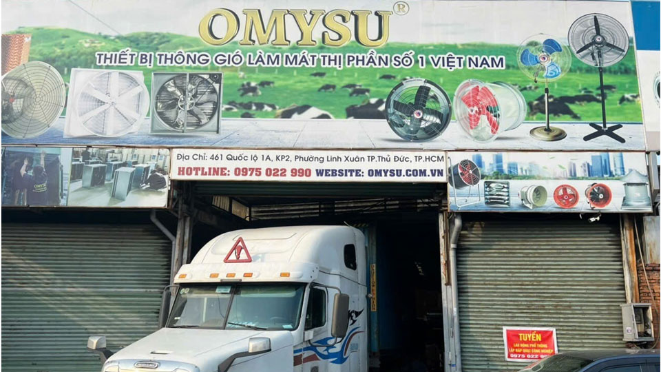 Nhà phân phối Quạt công nghiệp OMYSU tại Miền Nam