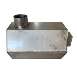 a metal box with holes