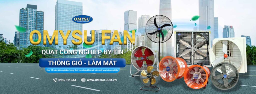 Banner web quạt công nghiệp OMYSU