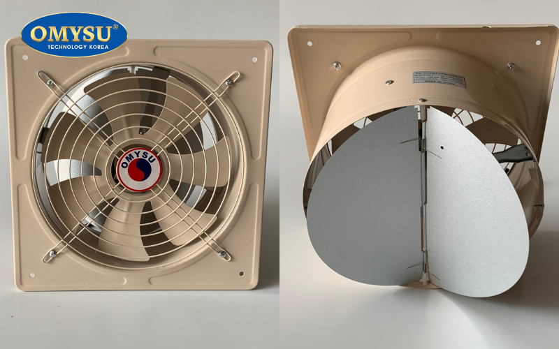 Kích thước quạt thông gió phổ biến