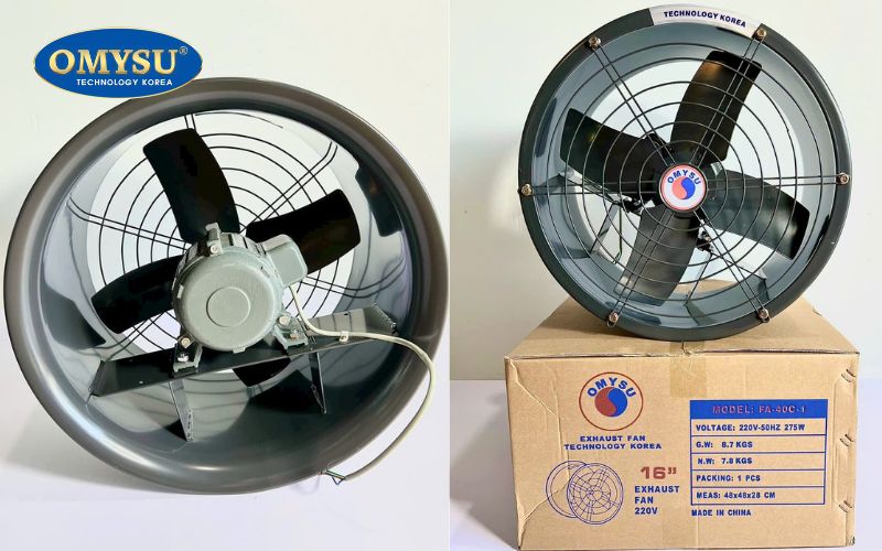 giới thiệu các loại quạt công nghiệp