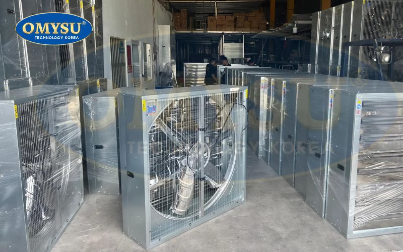 Quạt vuông công nghiệp: Giải pháp thông gió cho nhà xưởng