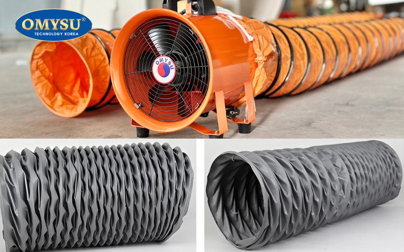 các loại ống gió mềm simili nổi bật hiện nay