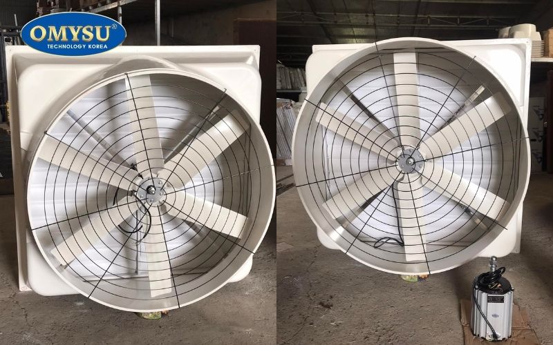 Những mức công suất quạt thông gió phổ biến hiện nay