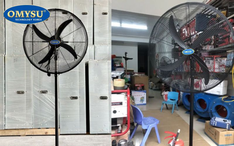 Công suất quạt đứng tiêu thụ chuẩn là bao nhiêu