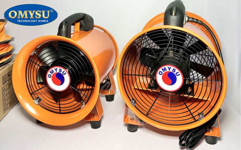 nhược điểm cần lưu ý của quạt hút công nghiệp xách tay